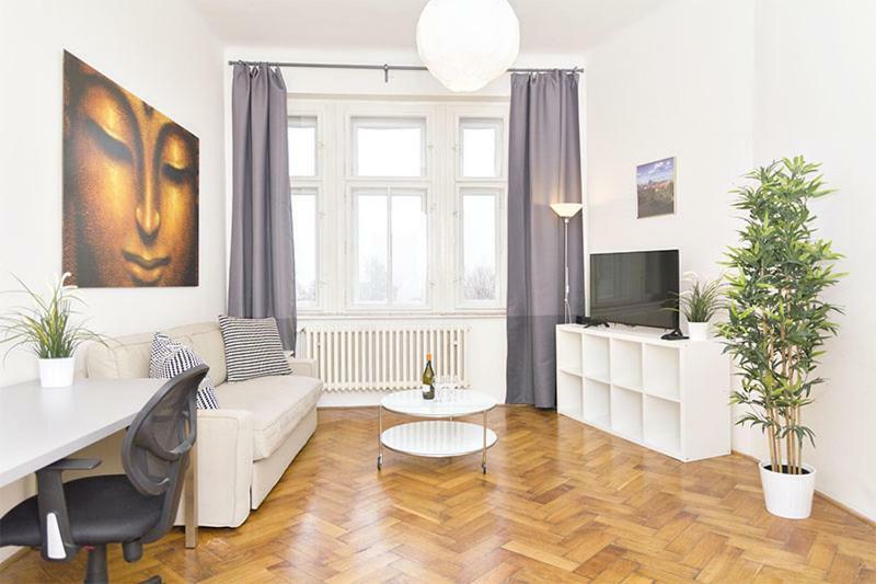 With 2 Bathrooms- 5 Minutes From Old Town - 102 M2 Apartmán Praha
